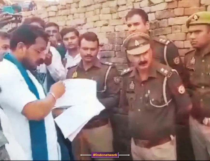 Uttar Pradesh by-election: Chandrashekhar Azad confronts police at Kundarki seat, accuses them of interfering in the electoral process