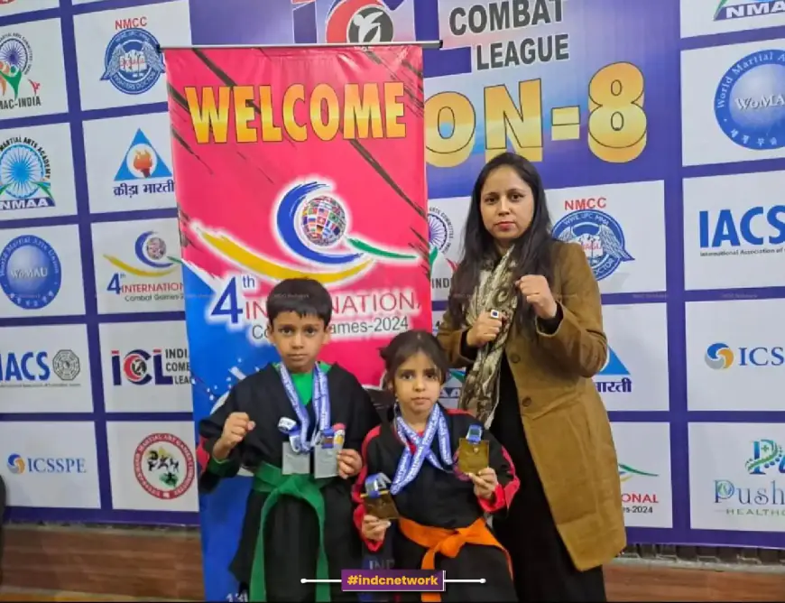 Bravehearts of Hapur: Won two gold and two silver in International Combat Games 2024!