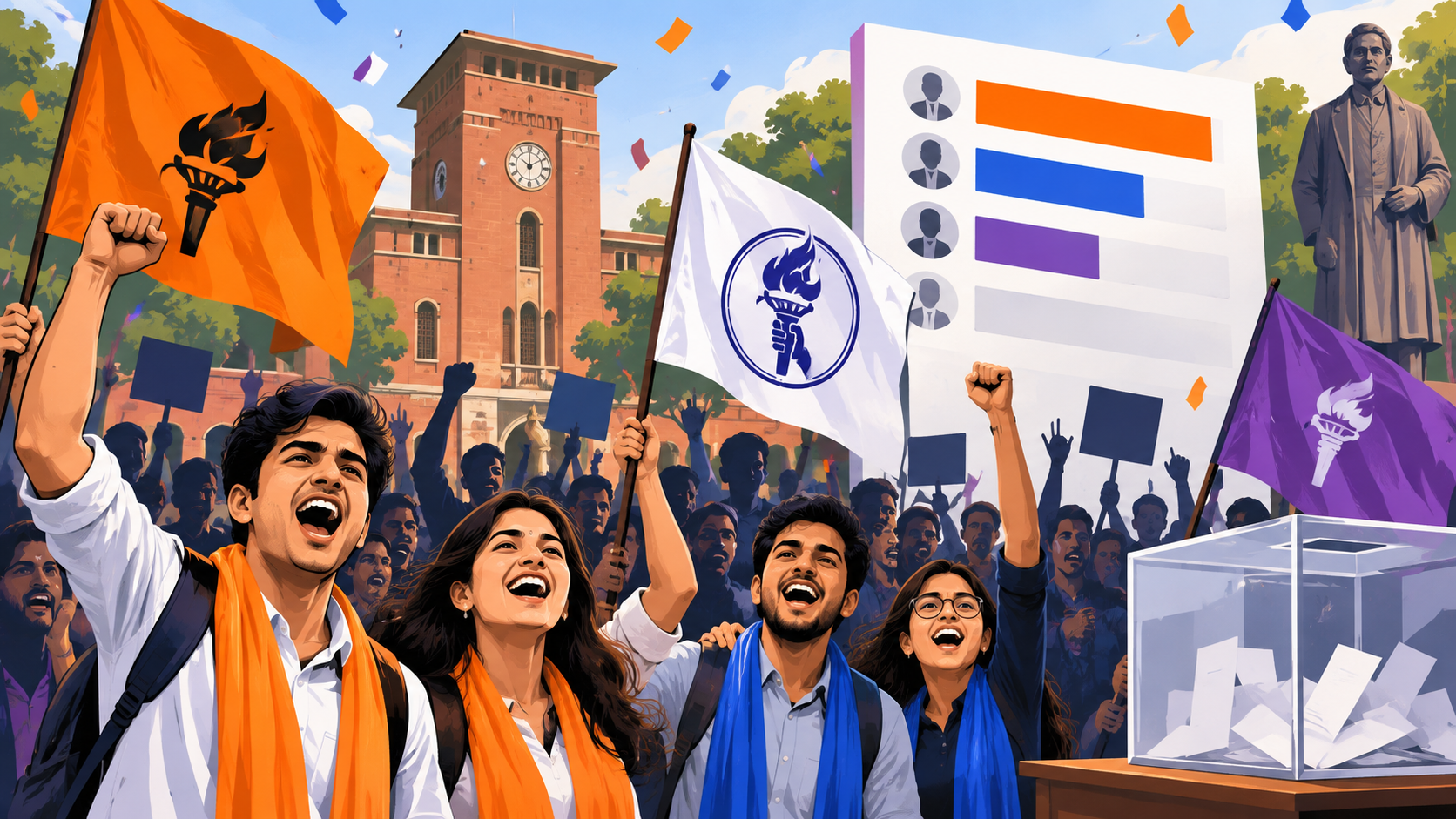 DUSU Election Result 2026: मतगणना जारी, अध्यक्ष पद पर कांटे की टक्कर, जानिए कौन बनेगा अध्यक्ष 